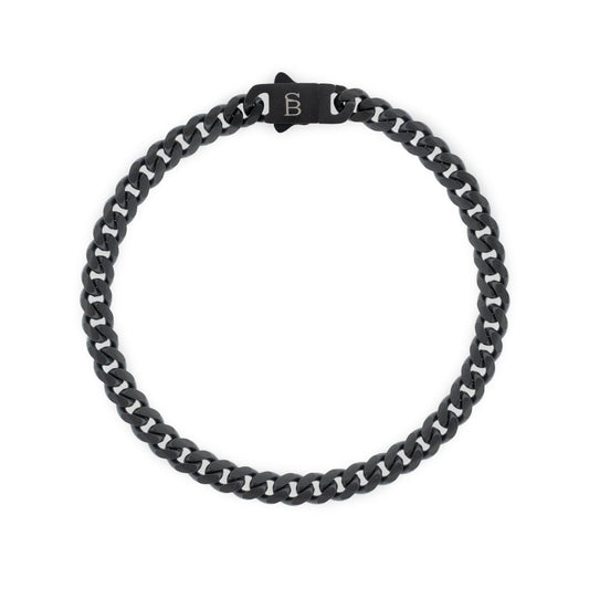 Black Edition Stainless Steel Bracelet Svelte Stephen - STEEL & BARNETT