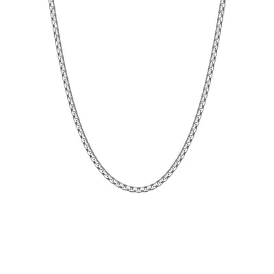 Thin Stainless Steel Box Chain Necklace