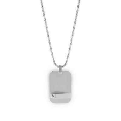 Stainless Steel Dogtag Necklace Adjustable