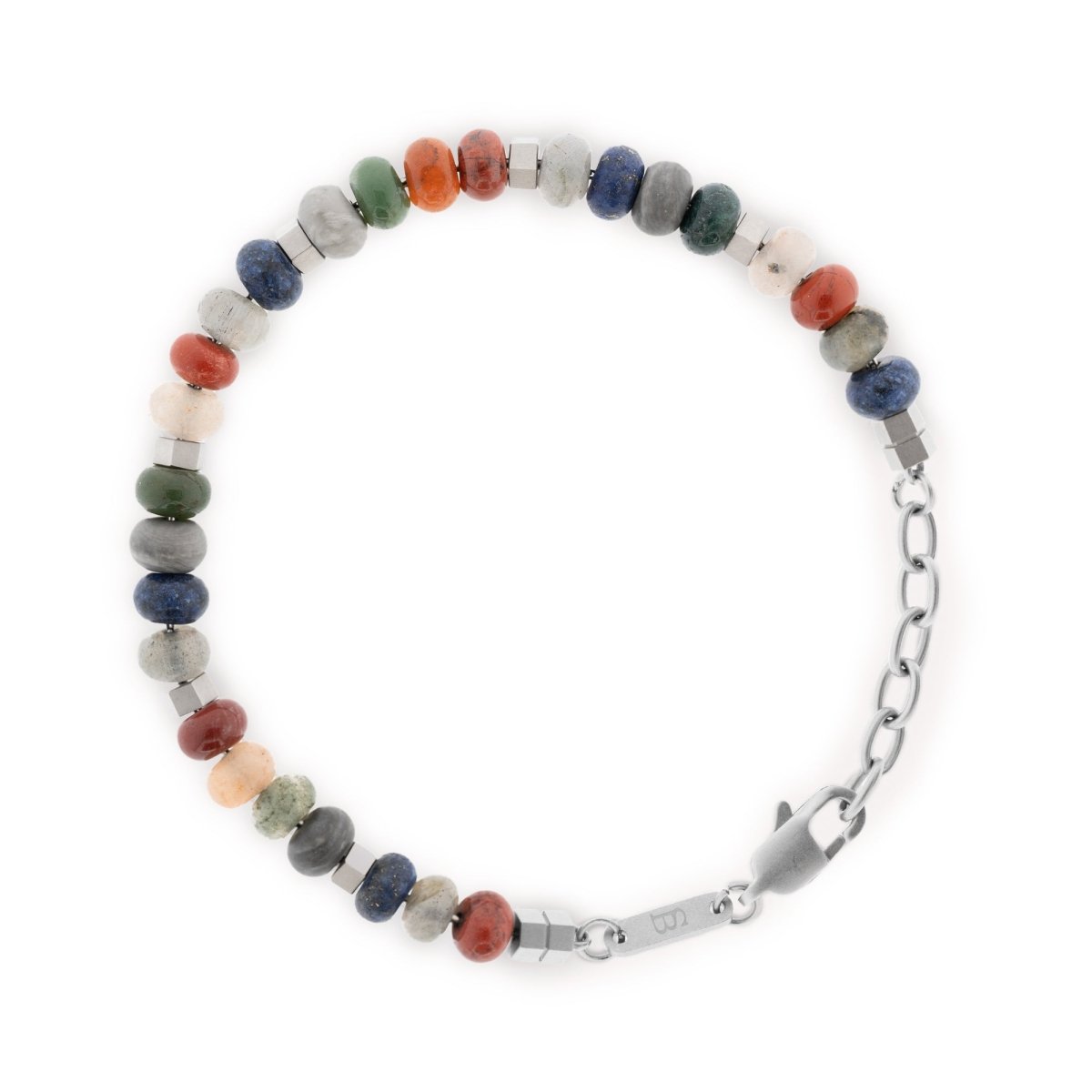 Gift | Cyrus Gemstone Bracelet Spectrum Adjustable - STEEL & BARNETT