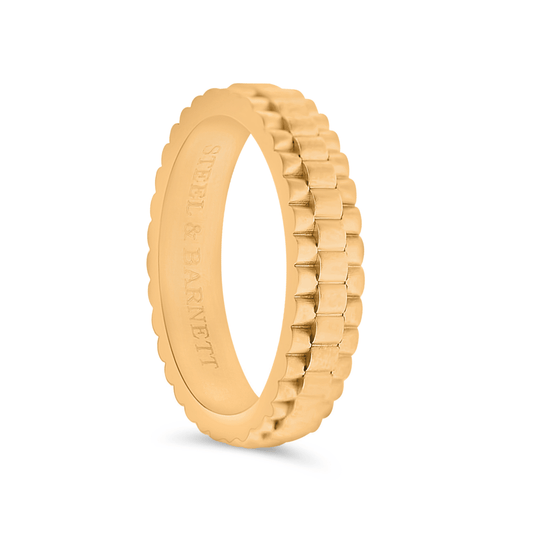 Nova Minimal Ring 18K Gold - STEEL & BARNETT