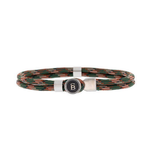 Riptide Rope Bracelet Woodland - STEEL & BARNETT