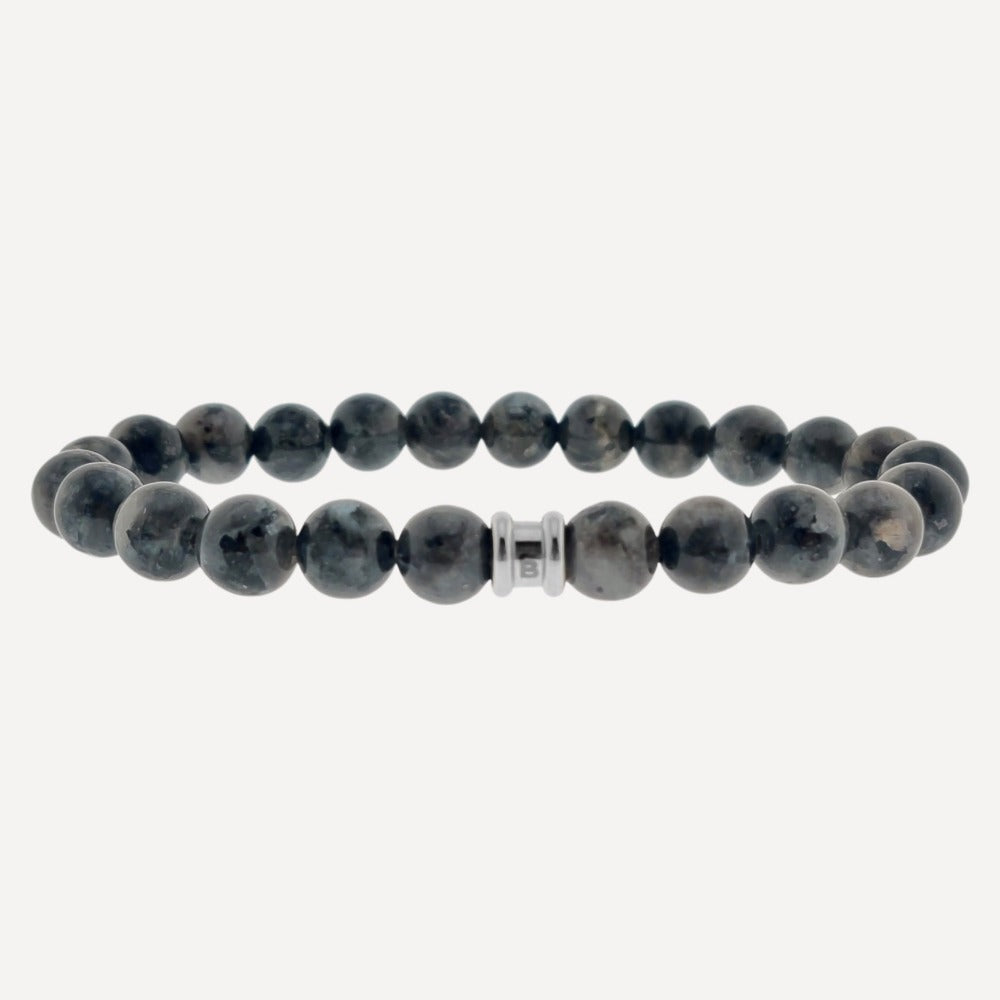 Harrison Nappa Leather Bracelet Dark Gray – STEEL & BARNETT