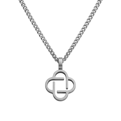 Lucky Clover Pendant Necklace For Men