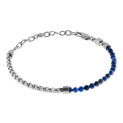 Strato Beaded Bracelet Lapis Lazuli