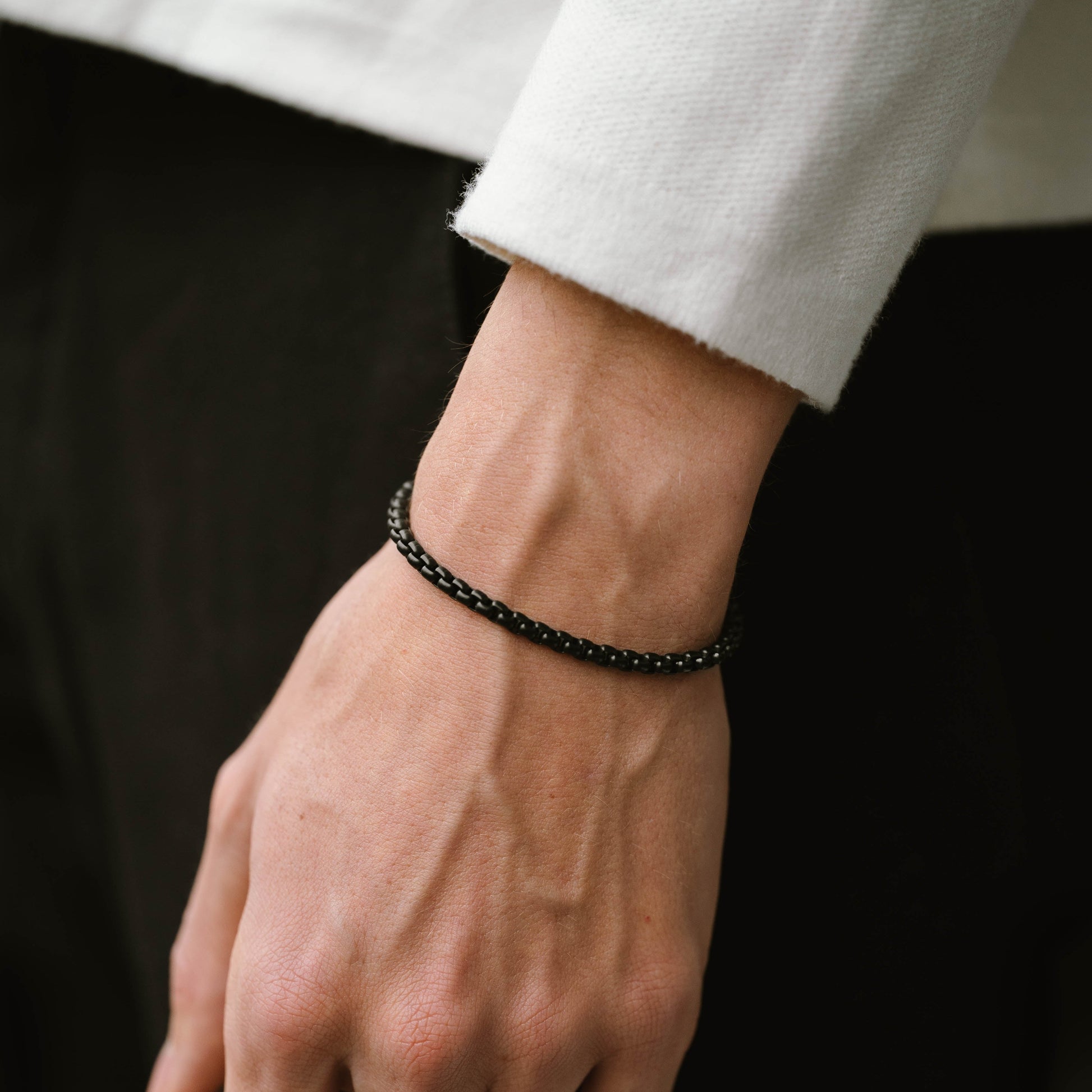 all black bracelets for men the perfect christmas gift for him black jewelry steel and barnett