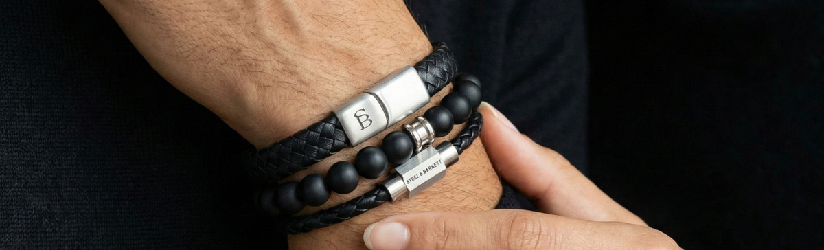 How to Stack Men's Bracelets: The Complete Style Guide | STEEL & BARNETT