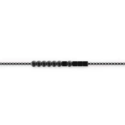 HERO Morse Code Bracelet Black