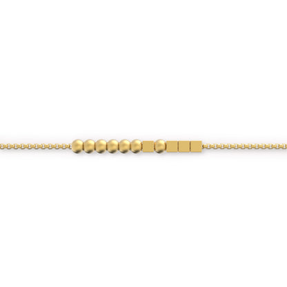 HERO Morse Code Armband 18K Gold