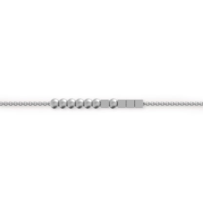 HERO Morse Code Bracelet Silver