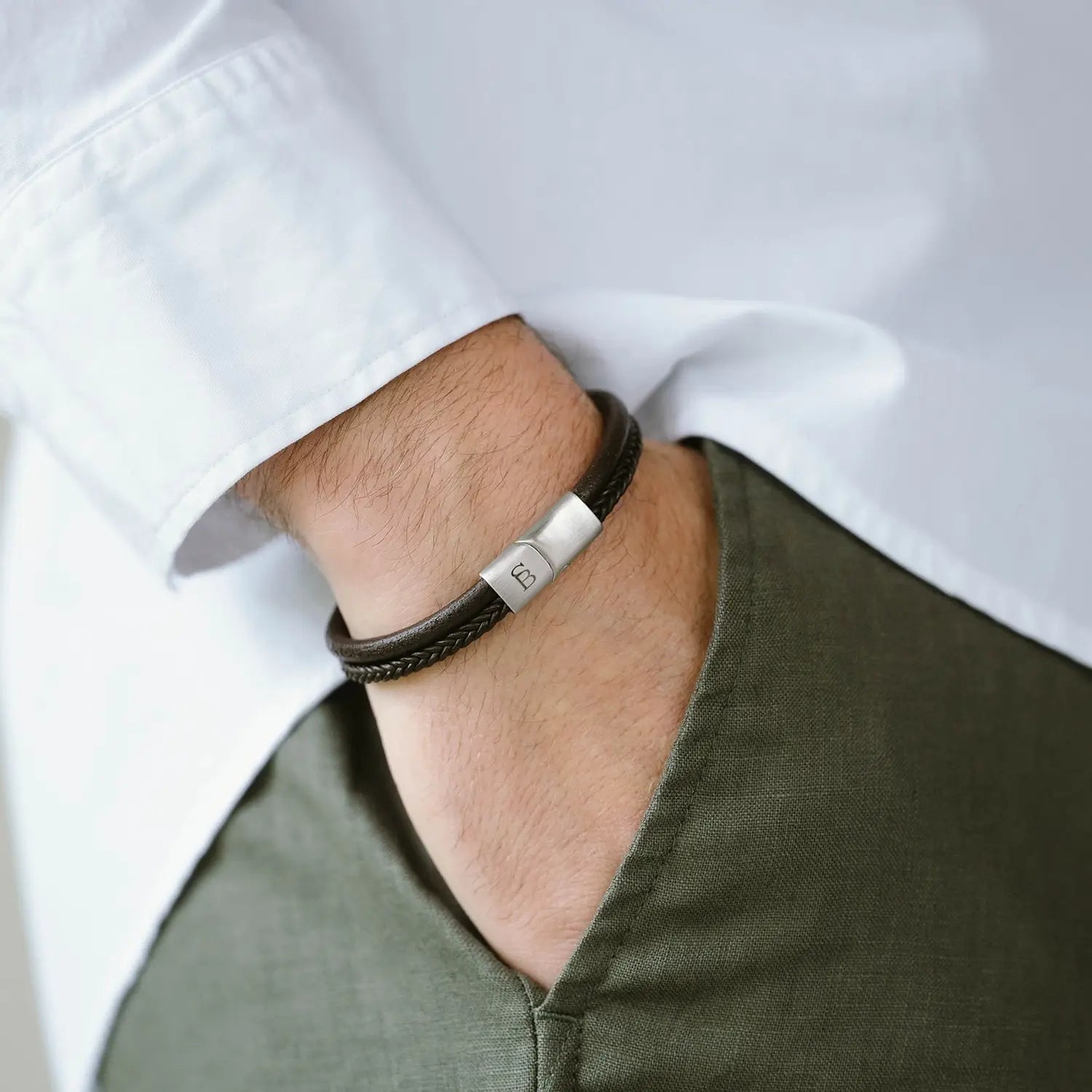 Denby Leather Bracelet Brown
