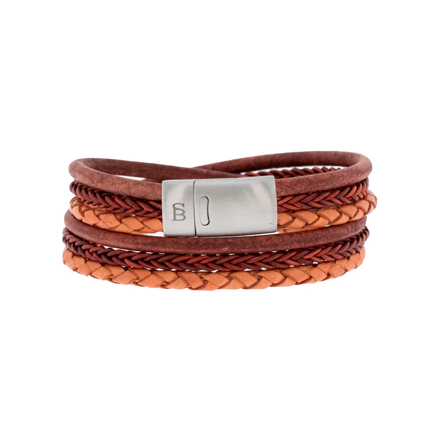 Bonacci Leather Bracelet Caramel