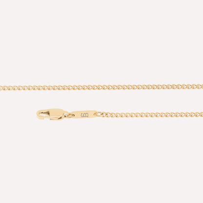 minimal gold chain for men necklace stainless steel steel and barnett Minimal Chain Necklace 18K Gold Adjustable 50-60cm/20-24'