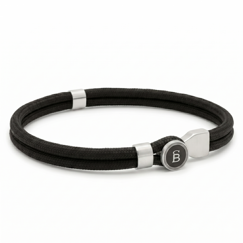 Nautical Black Rope Bracelet