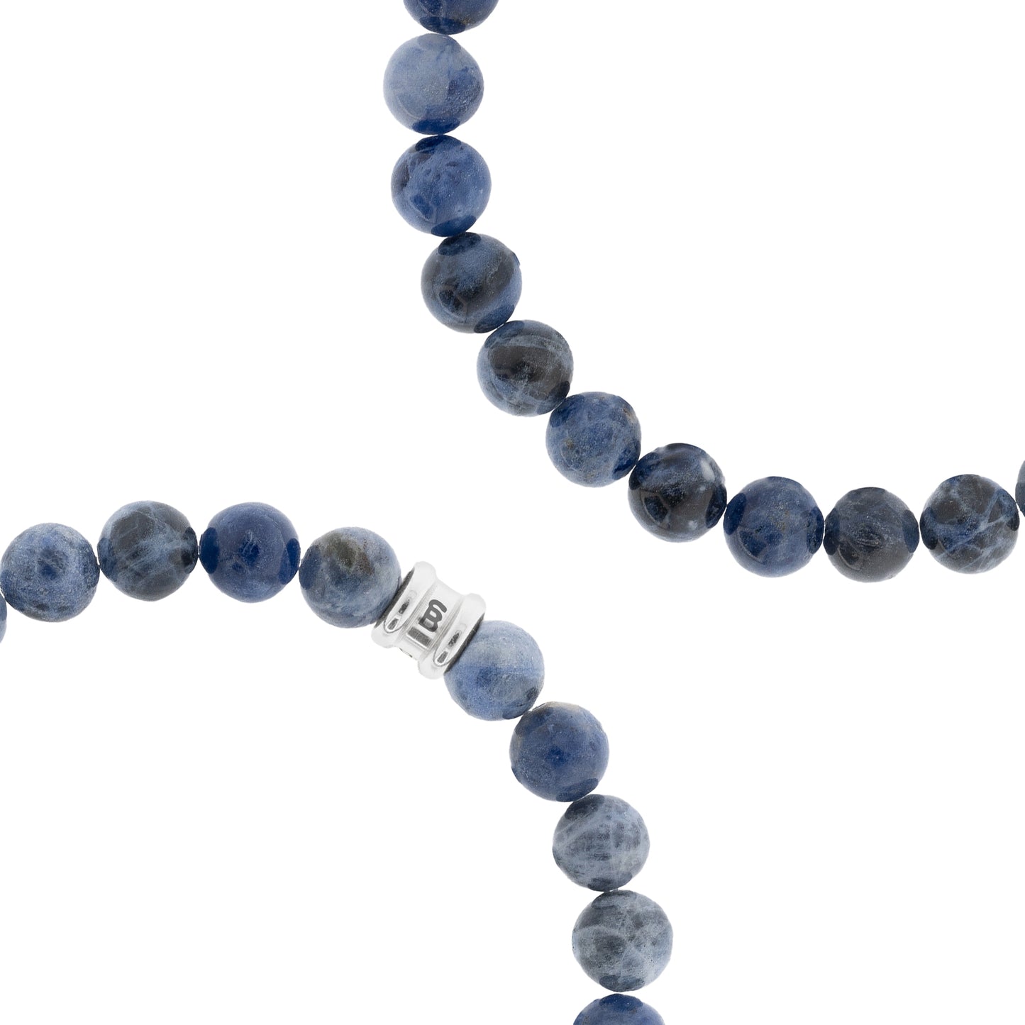 blue bracelet for men navy steel and barnett 8mm Round Gemstone Bracelet Blue