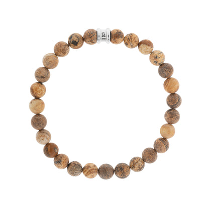 brown bracelet for men earthy tones natural wood jewelry for men gemstone