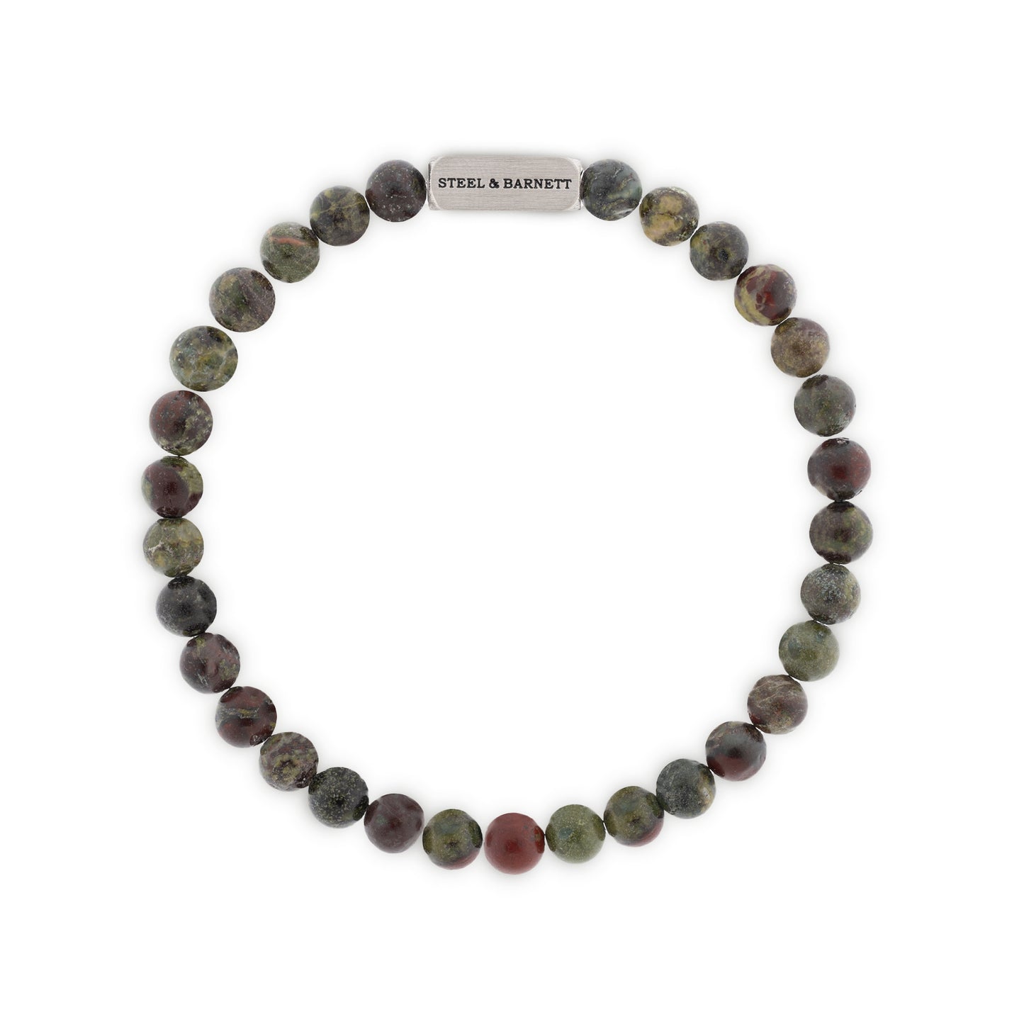 Natural Ned 6mm Round Gemstone Bracelet Dragon Blood 