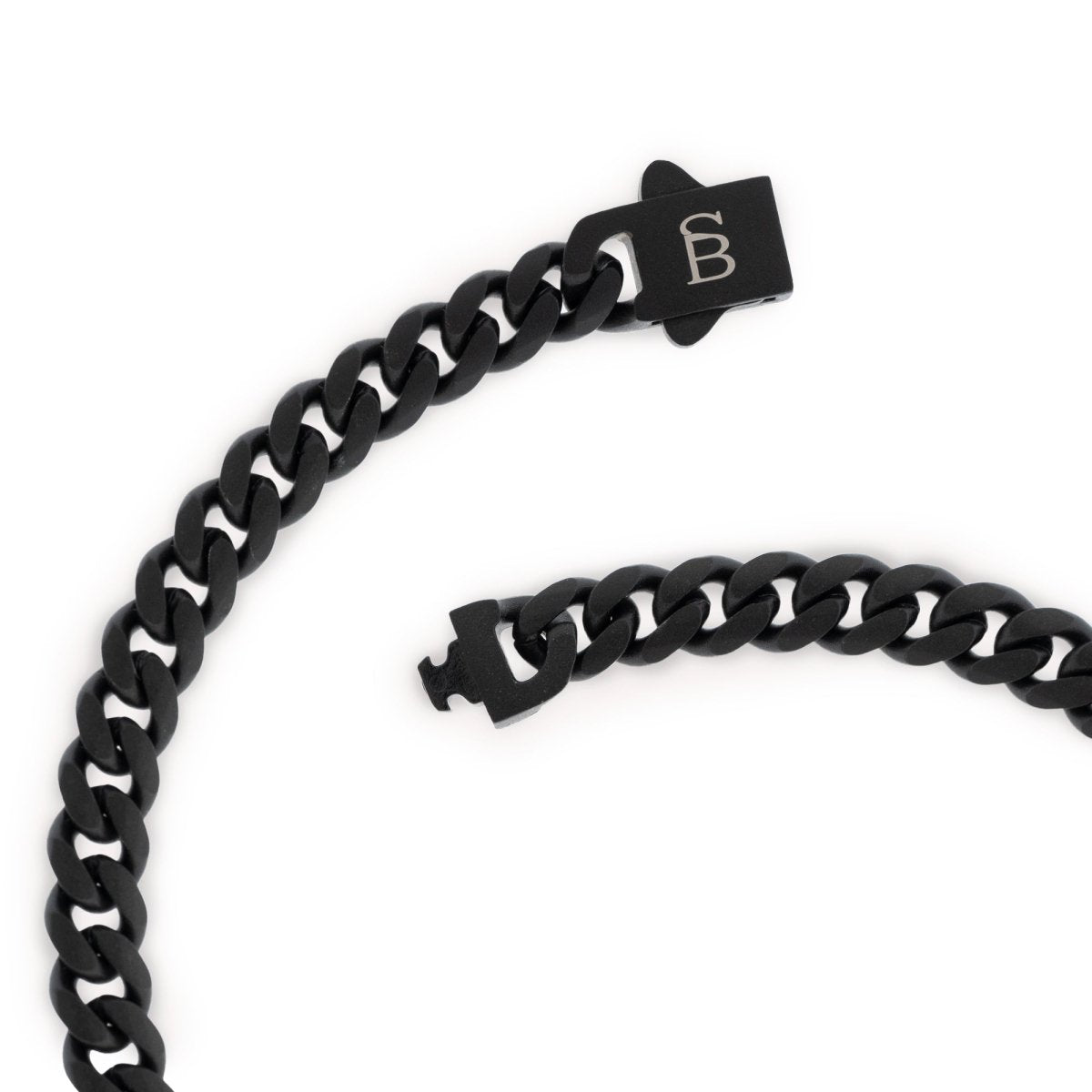 Black Edition Stainless Steel Bracelet Svelte Stephen - STEEL & BARNETT