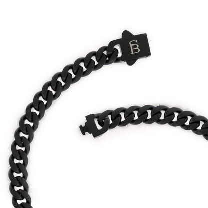 Black Edition Stainless Steel Bracelet Svelte Stephen - STEEL & BARNETT