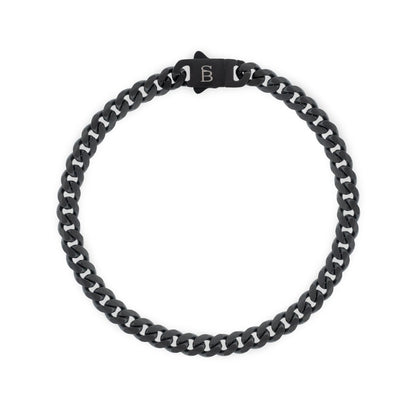 Black Edition Stainless Steel Bracelet Svelte Stephen - STEEL & BARNETT