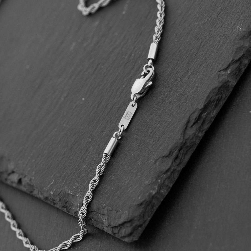 Helix - chain necklace stainless steel steel and barnett