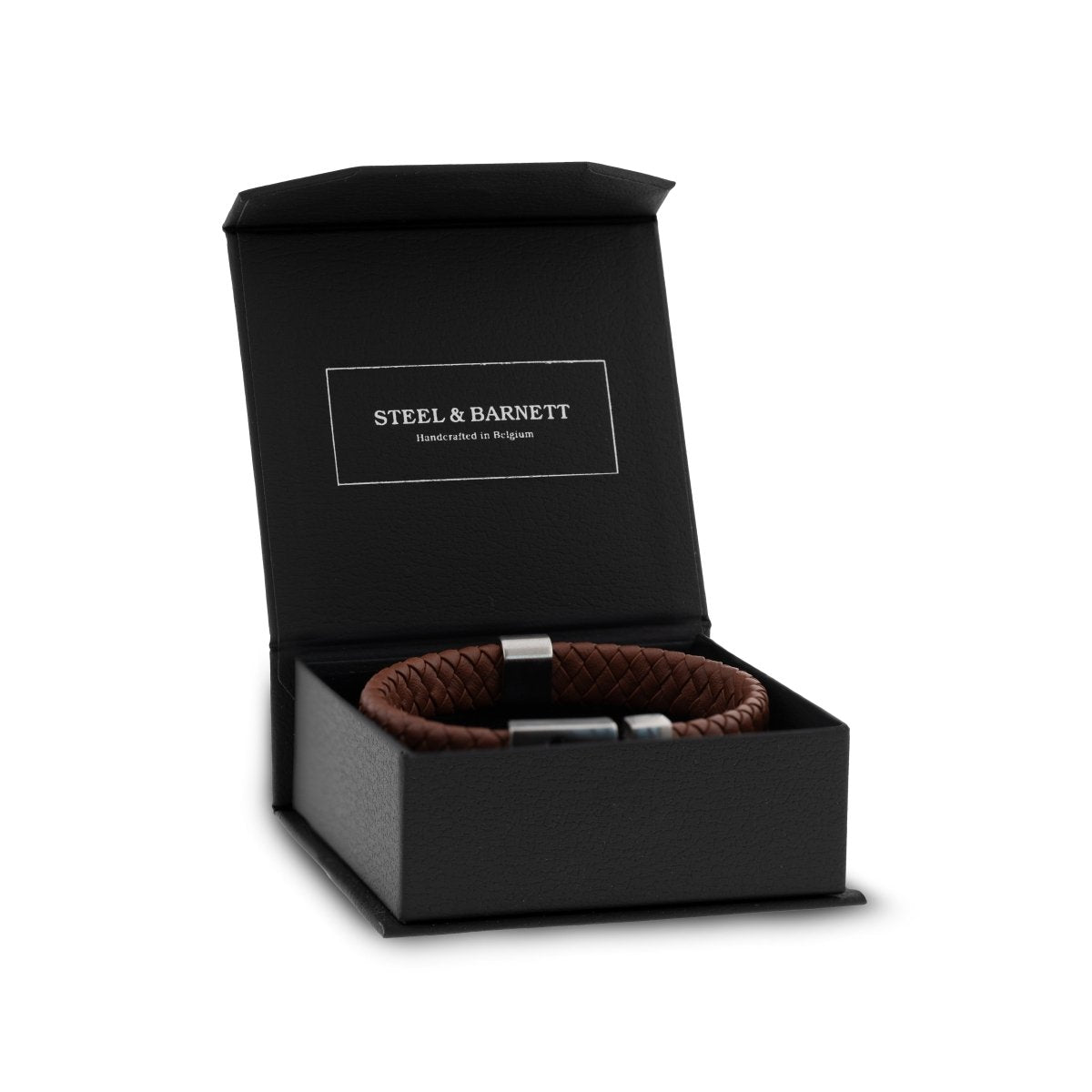 Faux Leather Necklace/Bracelet Box - STEEL & BARNETT