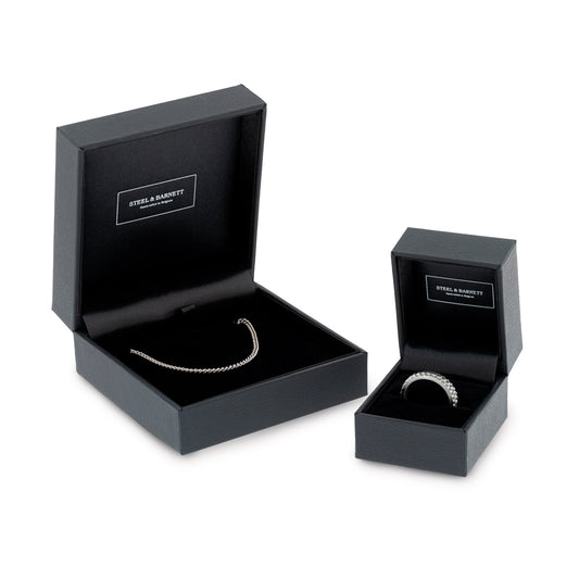 Minimal Zilver Halsketting & Ring Set