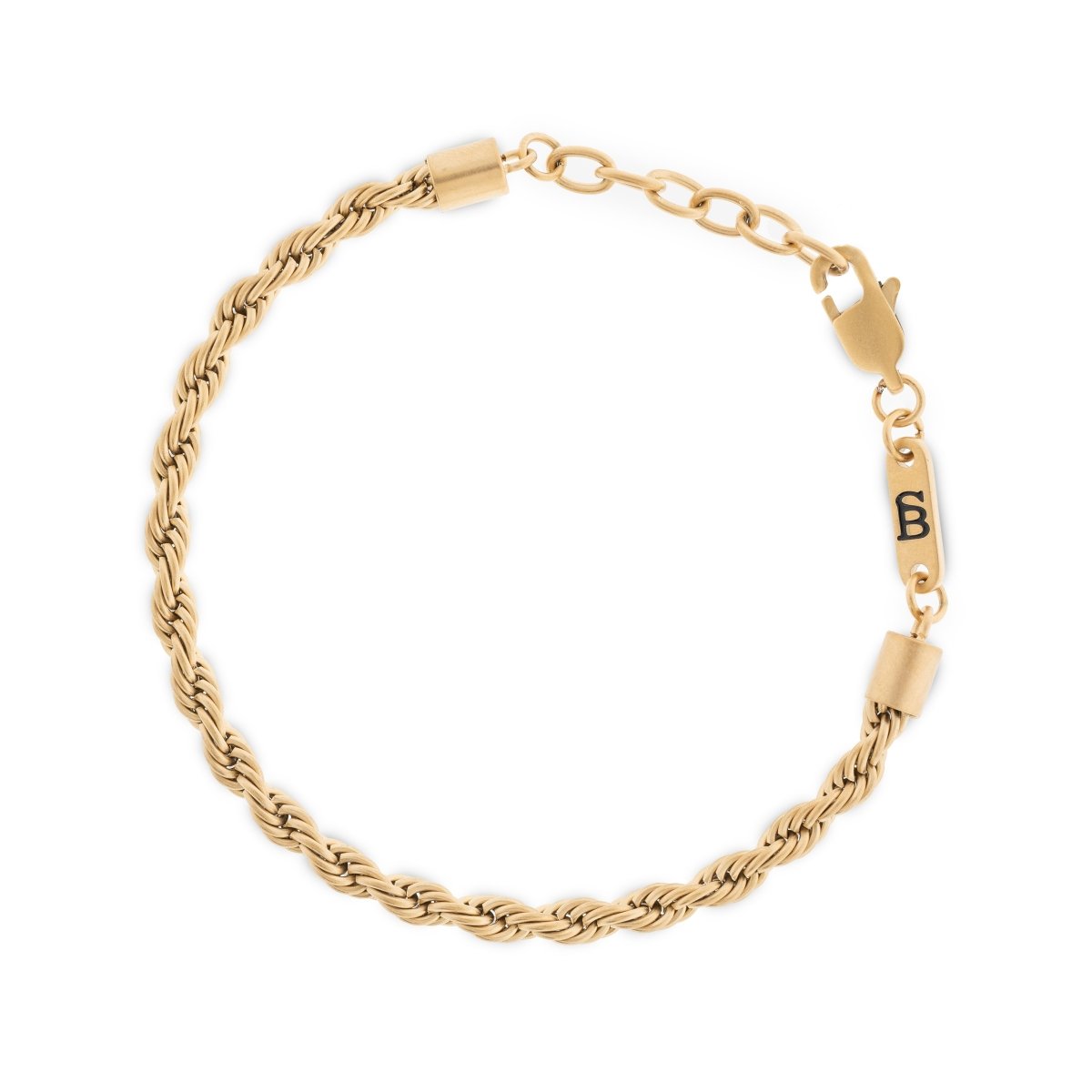 Helix 4mm Chain Bracelet 18K Gold - STEEL & BARNETT