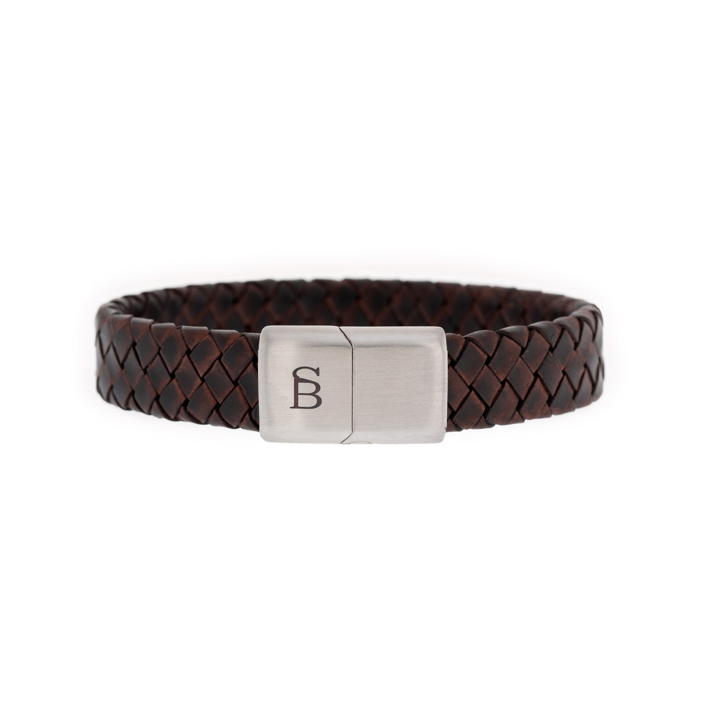 Preston Leren Armband Vintage Bruin