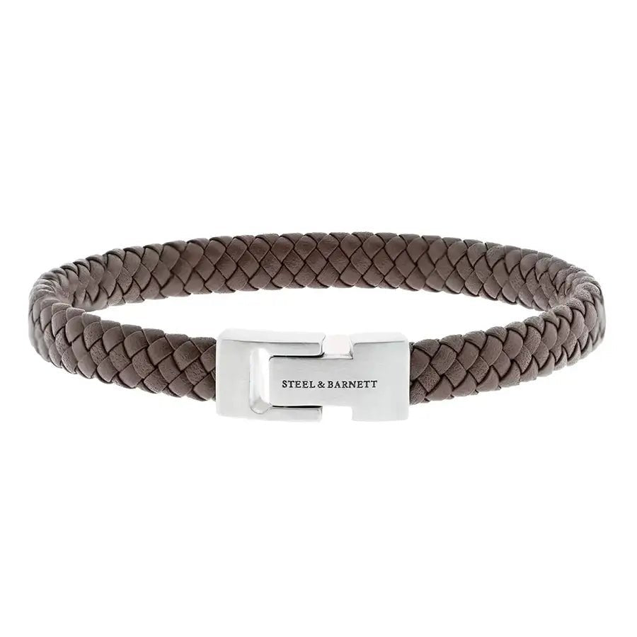 Leather Bracelet Archie Brown - STEEL & BARNETT