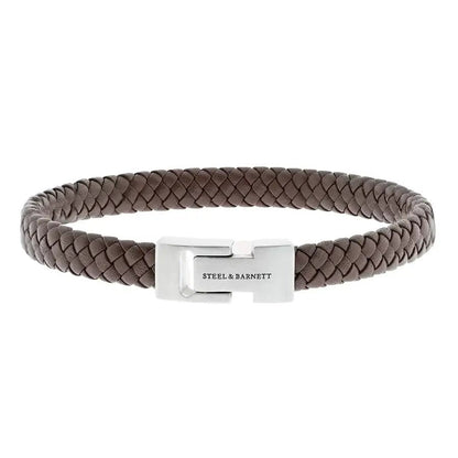 Leather Bracelet Archie Brown - STEEL & BARNETT