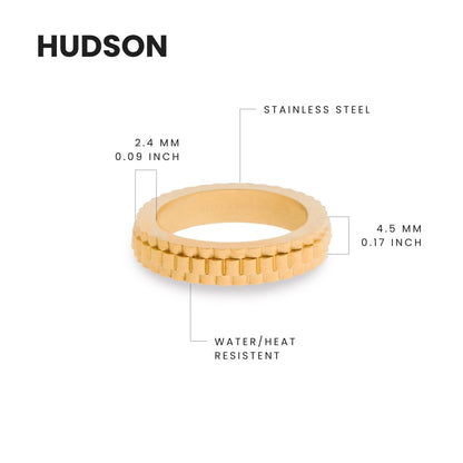 Nova Minimal Ring 18K Gold - STEEL & BARNETT