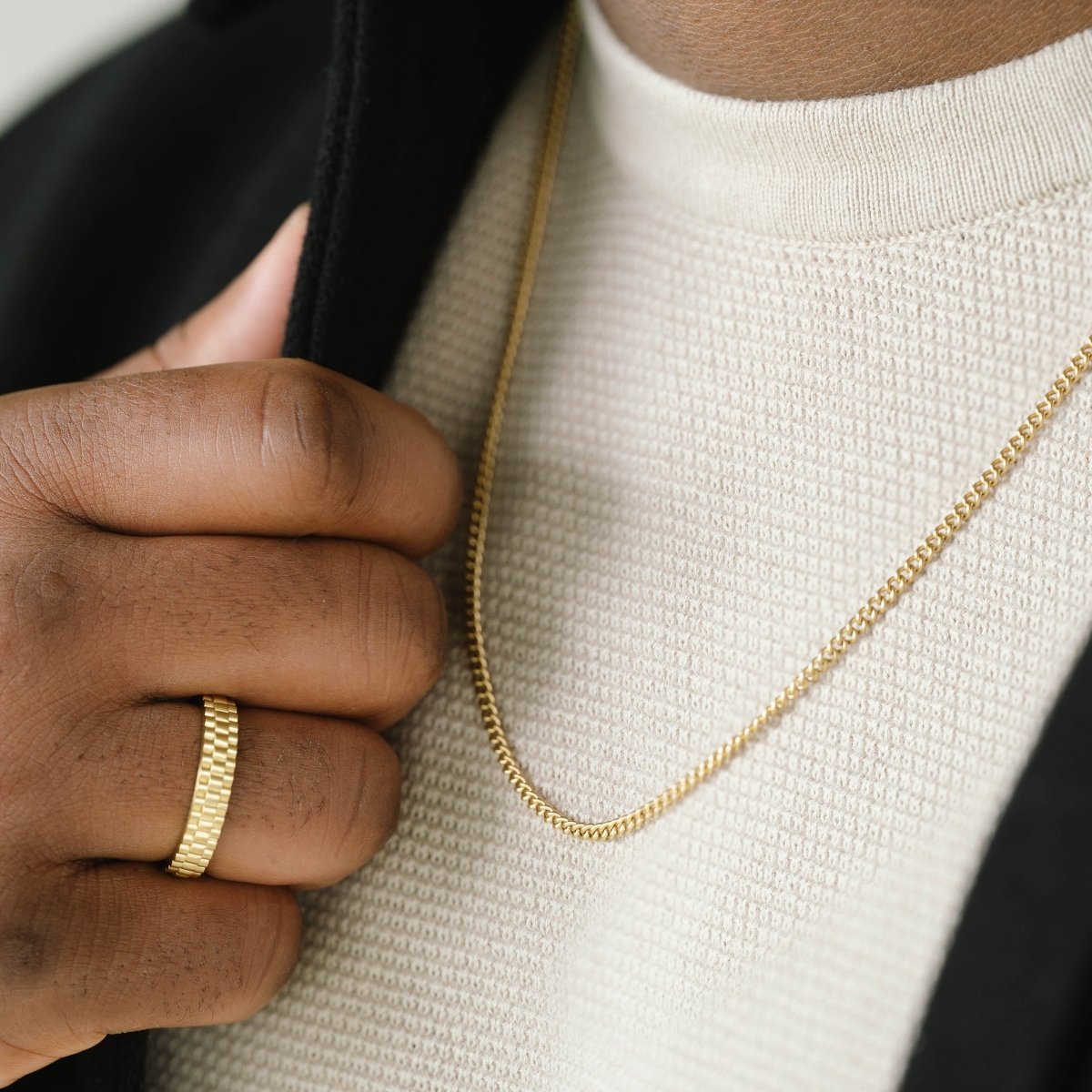 Nova Minimal Ring 18K Gold - STEEL & BARNETT