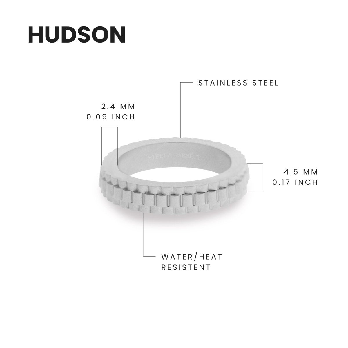 Nova Minimal Ring Silver - STEEL & BARNETT