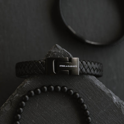 Premium Bracelet Set Black Editions - STEEL & BARNETT