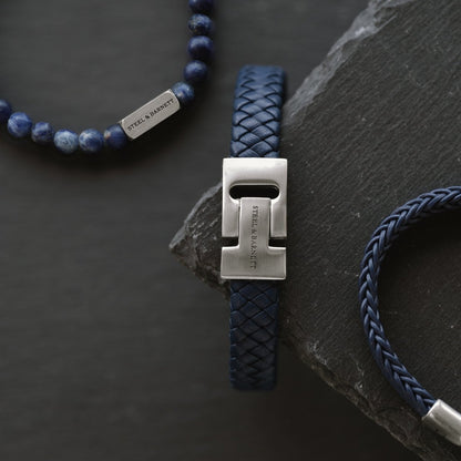 Premium Bracelet Set Blue - STEEL & BARNETT