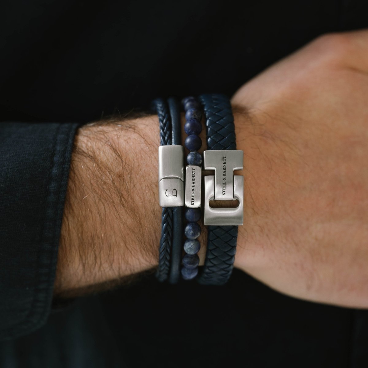 Premium Bracelet Set Blue - STEEL & BARNETT