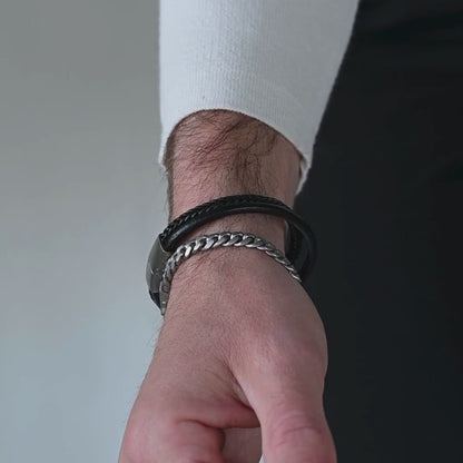 Denby Leather Bracelet Black