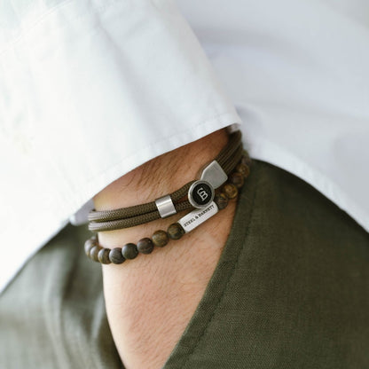 Riptide Rope Bracelet Brown - STEEL & BARNETT
