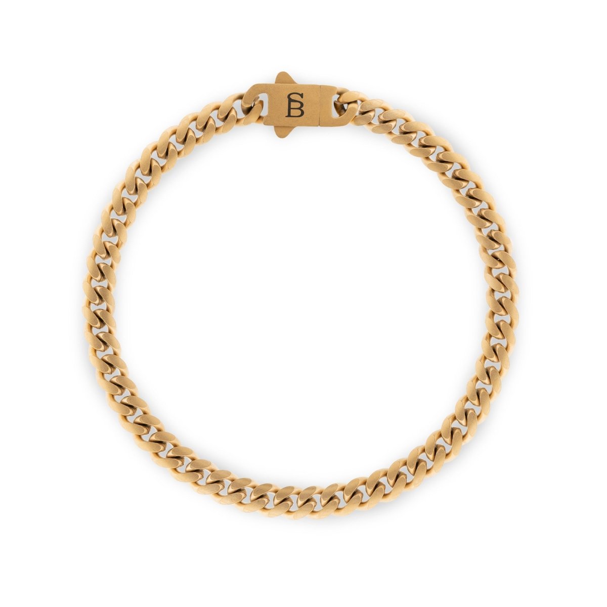 Link Chain Bracelet In Plated 18K Gold
