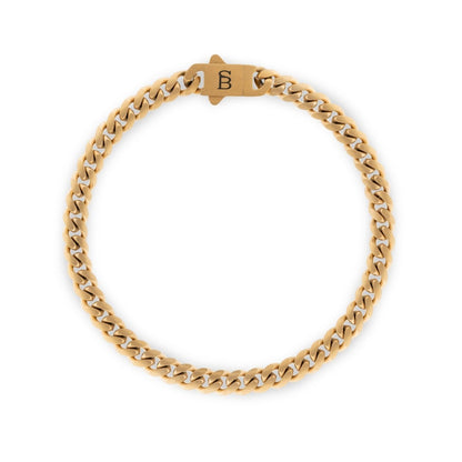 Svelte Stephen 5mm Chain Bracelet 18K Gold - STEEL & BARNETT