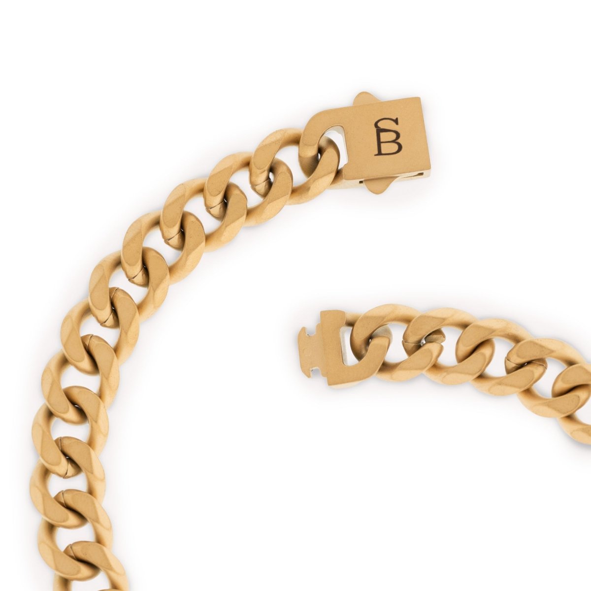 Valence Vic 8mm Chain Bracelet 18K Gold - STEEL & BARNETT