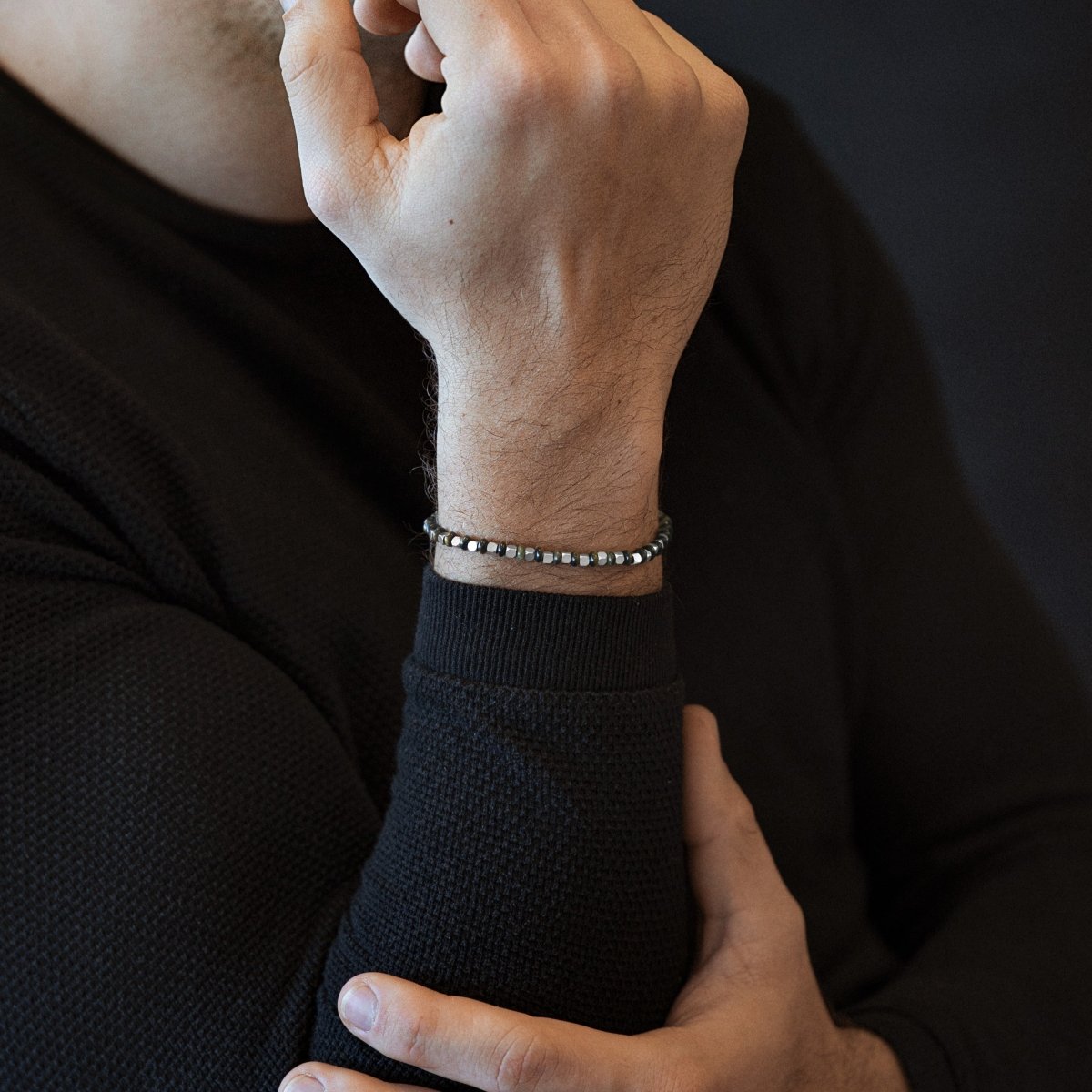 Vertex Stones Bracelet Bronzite Adjustable - STEEL & BARNETT