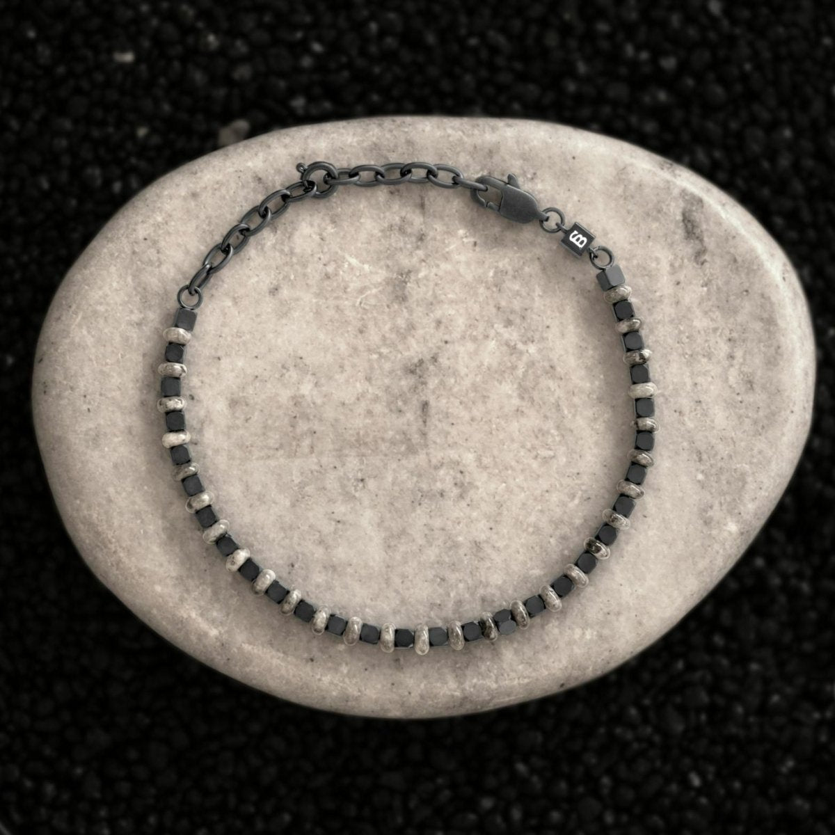 Vertex Stones Bracelet Labradorite Adjustable - STEEL & BARNETT