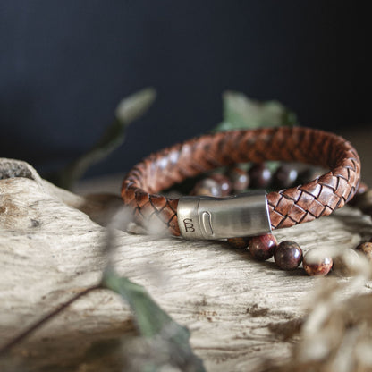 Cornall Leather Bracelet Caramel